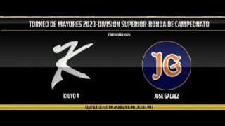 TORNEO DE MAYORES- DIVISION SUPERIOR.-RONDA DE CAMPEONATO