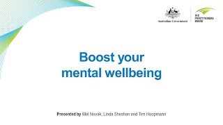 Boost your mental wellbeing