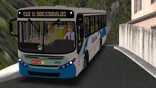 Proton Bus Simulator com Caio Apache Vip III da viação cascatinha, carro 5004.