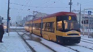 Tramwaje na przystanku Dworzec Wileński Część 2