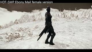 [SkyrimSE MOD] HDT-SMP Vanilla Falmer Heavy armor and Ebony Mail