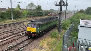 West Coast Railways class 47, 47815 passes Biggleswade light engine - 02/09/24