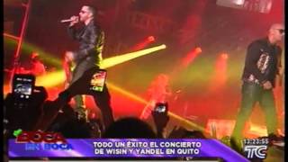 Todo un éxito el concierto de Wisin y Yandel en Quito