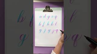 Calligraphy Basic Strokes Tutorial and Lettering ASMR Video #shorts #calligraphy #ASMR