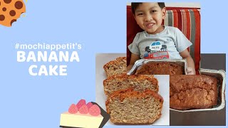 The secret to moist banana cake | #mochiappetit makes Banana Cake