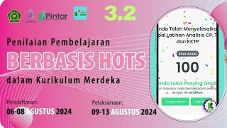 3.2 Penilaian Pembelajaran Beebasis HOTS dalam kurikulum merdeka