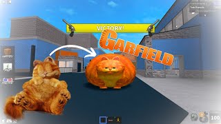 Playing Murder Myster 2 as GARFIELD! + Keyboard asmr 🧡