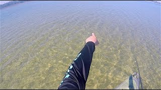 Sight Fishing Stripers on a Crystal Clear Flat