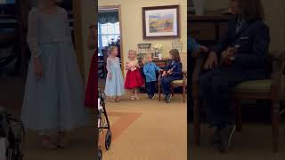 Singing at the senior home