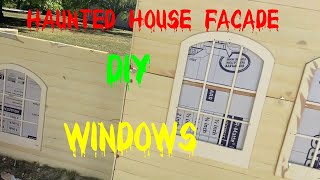 Building a Halloween Haunted House facade! Am I going to get this done in time?