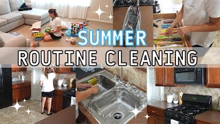 ✨SUMMER ROUTINE | CLEANING MOTIVATION | Sandra Frenchmily