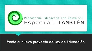 La Educación Especial en  la Ley Celaá