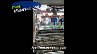 Automatic ice cream cartoner, put ice lolly into cartons, ice cream packaging machine