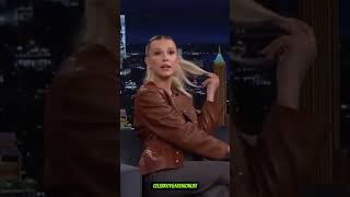 Her voice Omg!! Millie Bobby Brown ##milliebobbybrown #fyp #celebrity #milliebobbybrown #shorts