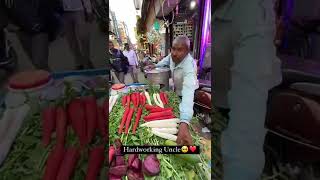 75yers old Uncle selling Vegetable Chaat 🤩🥰#streetfoods #shorts #chaat