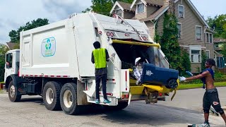 Jim’s Mack MR Heil Rear Loader Garbage Truck on KC Recycle