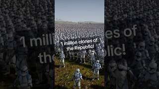 1 Million Clones Of The Republic Vs 1 Million Stormtroopers Of The Empire #gaming #gameplay