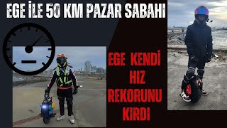 EGE İLE PAZAR SABAHI 50 KM SÜRÜŞ , EGE KENDİ HIZ REKORUNU KIRDI BABA OĞUL EUC SÜRÜŞ