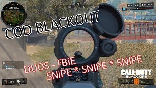 [遊戲] [XB1] [FBiE] COD Black Ops 4 - Blackout DUOS gameplay #18 Snipe Snipe Snipe  [ENG]