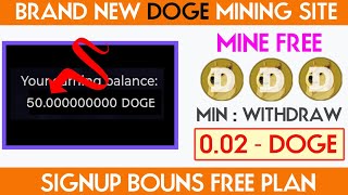 Free doge mining site | New doge earning site 2023 | Free earn money