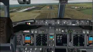 Alaska 738 Landing in Kahului Maui PHOG (PMDG NGX, FSDreamteam) OGG