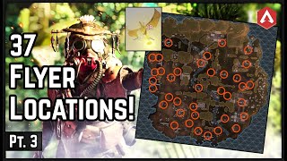 All Flyer/Dragon Spawn Locations Map & All Gold Items From Death Boxes! Apex Legends