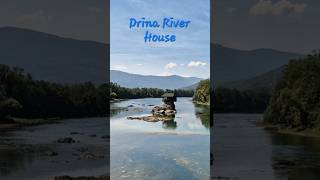 Drina River House #shorts #travel #serbia