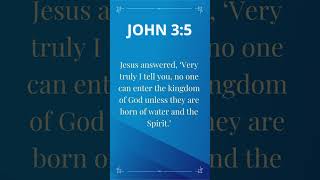 Daily Bible Verse - John 3:5 – September 25, 2023