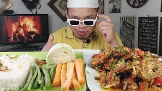 mukbang seblak sayap ayam resep ala rafael tan yang viral