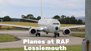 Planes at RAF Lossiemouth August 2024