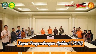 Rapat Pengembangan Aplikasi JDIH