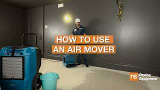 How to use Air Movers / Fans?