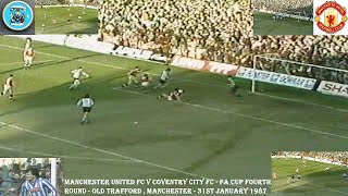 MANCHESTER UNITED FC V COVENTRY CITY FC – FA CUP FOURTH ROUND - OLD TRAFFORD – 31ST JANUARY 1987