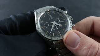 Omega 1957 Trilogy: Speedmaster '57 Chronograph 311.10.39.30.01.001 Functions and Care