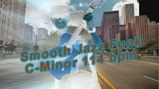 Free Backing Track for Guitar Smooth Jazz Funk C-Minor 114 bpm