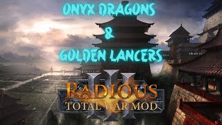 Total War Warhammer 3 (Radious Mod, Golden Lancers & Onyx Dragons unit's performance)