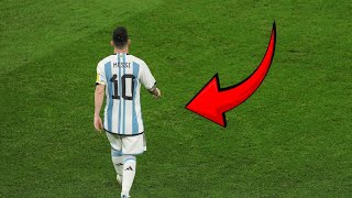 why does LIONEL MESSI walk on field always?