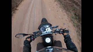 lifan xpect and klx 230r at Crawford hills single track in Jackson county Wisconsin part 5 N. loop