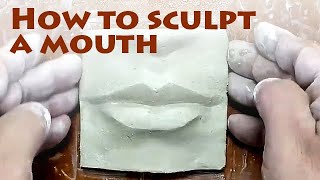 How to sculpt mouth? Sculpture Learning