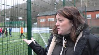 First Minister visits Ely Valley Miners Sports Park