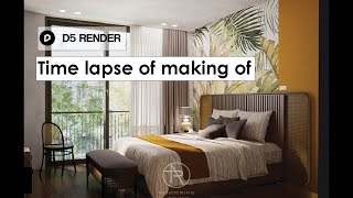 Time-lapse of making an Interior Design Render scene | by @RenderingArtists D5  Render