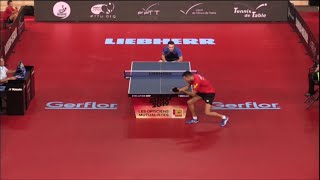 Simon Gauzy (FRA) vs Alvaro Robles (ESP) | Men's Team | European Championships Highlights