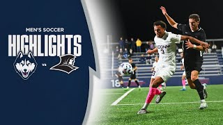 HIGHLIGHTS | UConn Men's Soccer vs. Providence