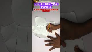 Bustier technique #short #fashion #diy #lagosyoutuber #lagoscontentcreators #padding #bustier