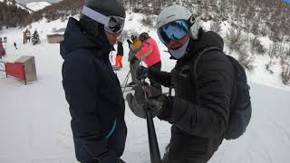 Rolê com João Góes e Isabel Clark - snowboard em Canyons resort