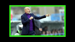 Fiorentina, pioli: "difesa a 3? ci penso. simeone deve crescere ma lavora tanto"