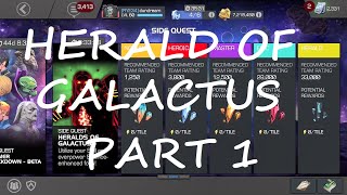 Herald Of Galactus Part1 - HERALD Difficulty Final Day | MARVEL CONTEST OF CHAMPIONS | NASTY VOID