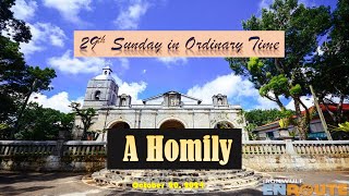 29th Sunday in Ordinary Time - B- I A Homily I October 20, 2024.