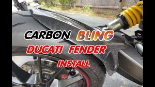 Ducati Monster 1100 EVO  “CARBON”  Fender Install