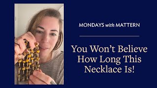 You Won't Believe How Long This Necklace Is!